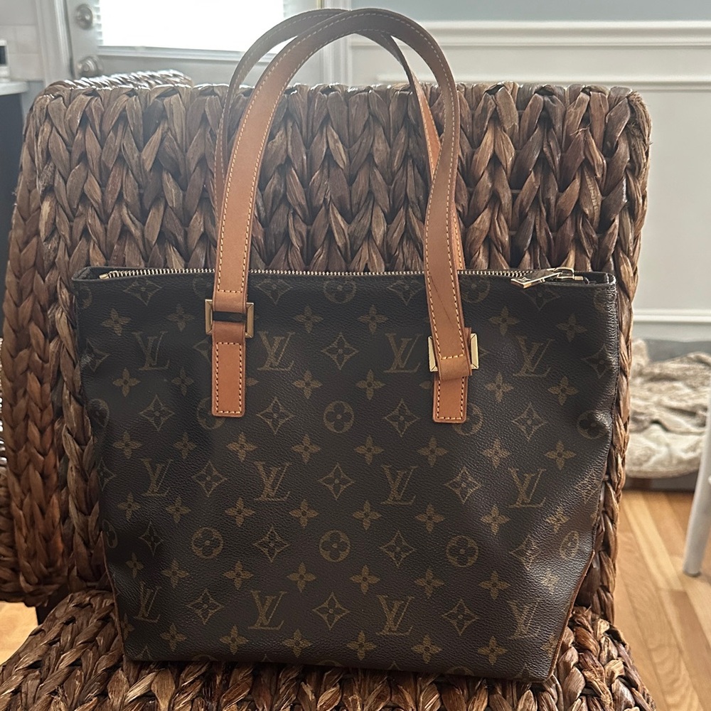 Louis Vuitton Brown Monogram Handbag Authentic